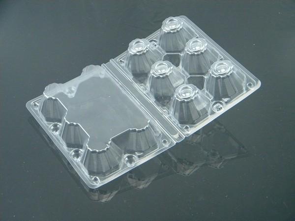 成都吸塑包装厂家四川添翼塑胶制品塑料鸡蛋盒6枚